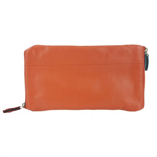 Glasses Double leather case orange