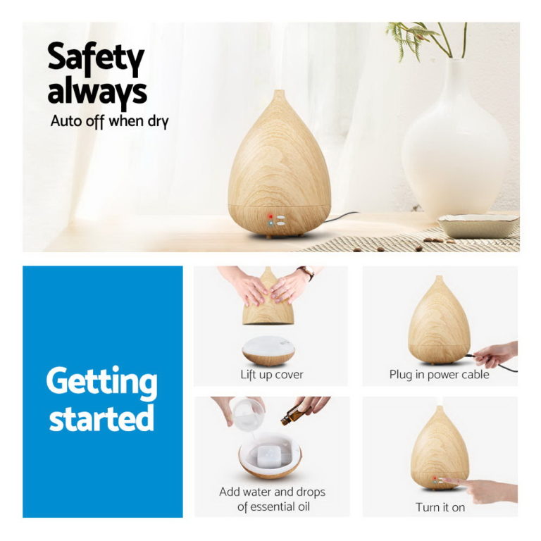 Aroma Diffuser Humidifier 300ml Lime Gifts & Homeware