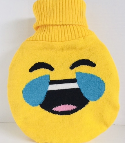 Emoji Hot Water Bottle with cover | Lime Gifts & Homeware